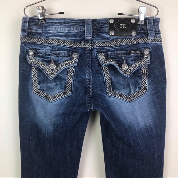 Miss Me Denim - Miss Me Embellished Relaxed Skinny Jeans size 28